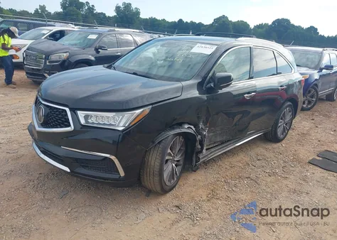 2018 Acura Mdx Technology Package Acurawatch Plus Pkg z USA, uszkodzony, nr VIN 5J8YD4H51JL020497